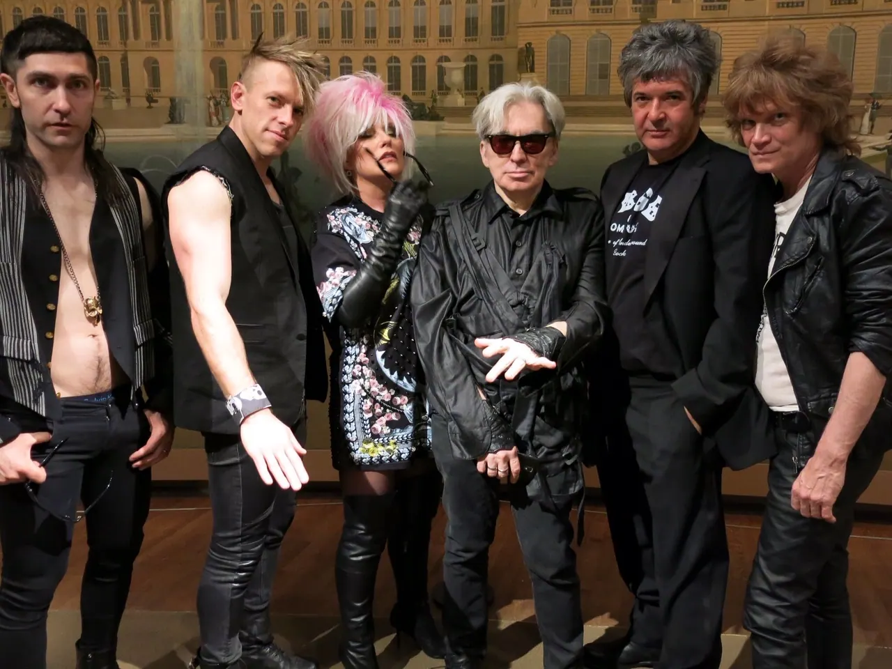 Tommy with Blondie in the studio